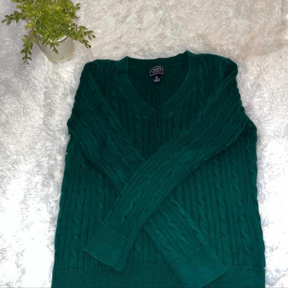 Chaps XL green sweater